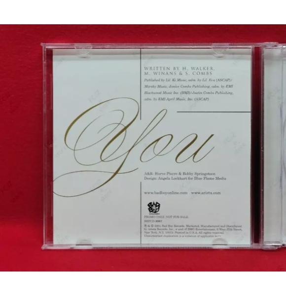 You: Various Artist (Promo Audio CD, 2001, Bad Boy Records) Pre-Owned - Picture 3 of 8